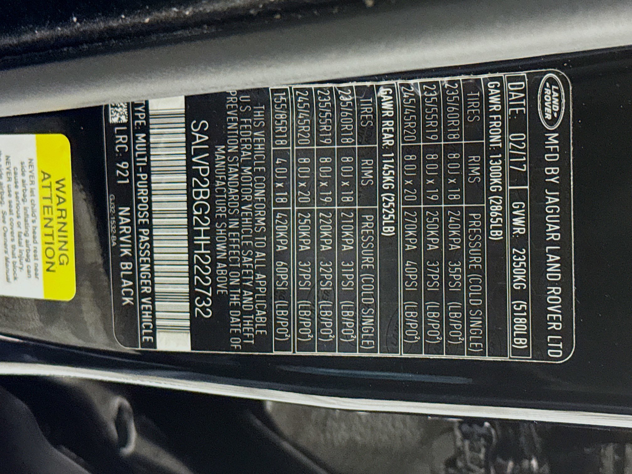 Used 2017 Land Rover Range Rover Evoque SE image 70