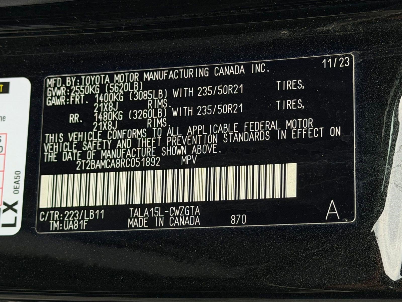 Certified 2024 Lexus RX 350 Premium Plus w/ Convenience Package AWD/4WD image 21