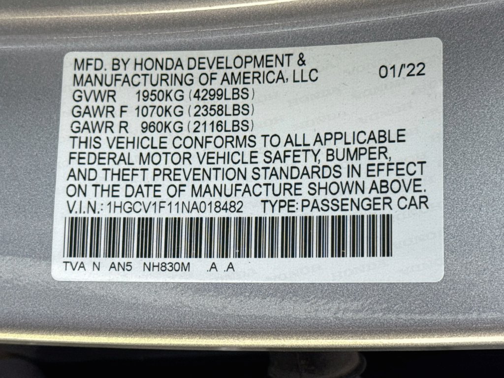 Used 2022 Honda Accord LX image 34