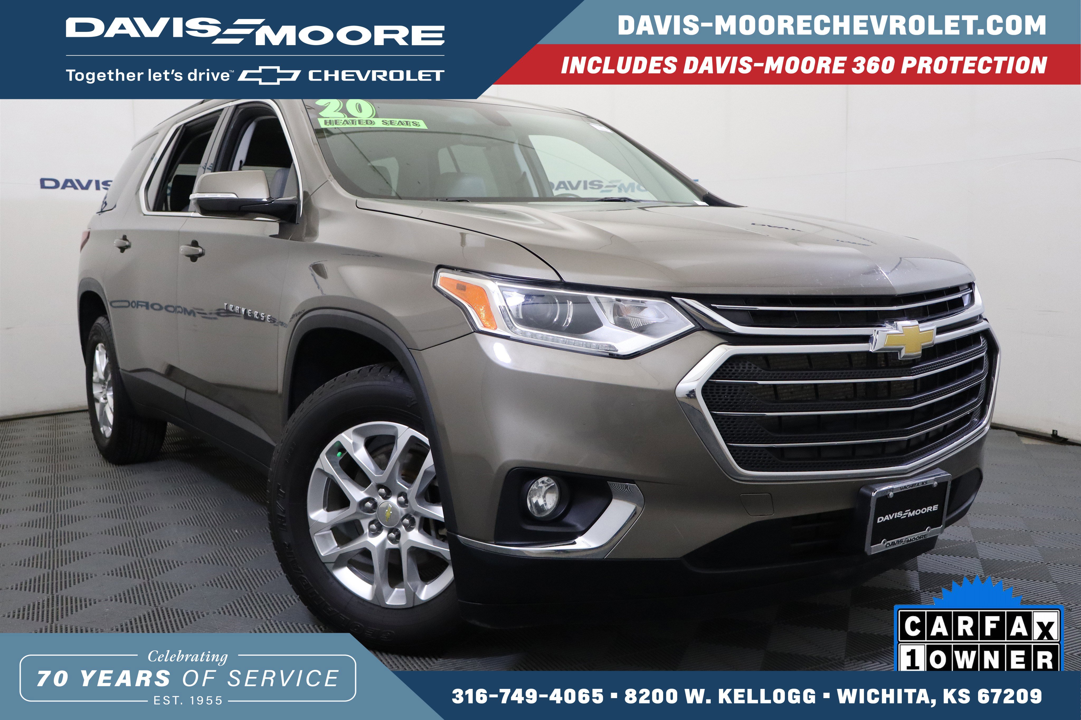 Used 2020 Chevrolet Traverse LT image 1