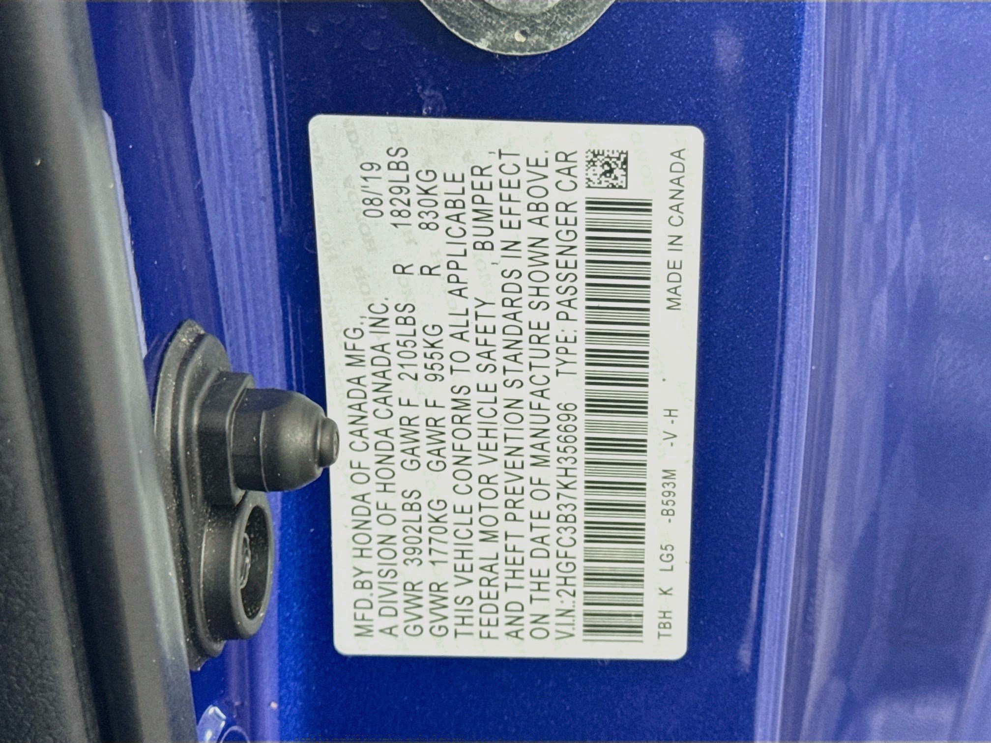 Used 2019 Honda Civic EX image 38