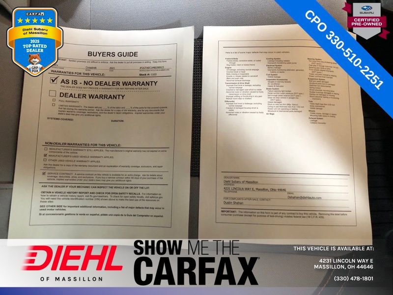 Used 2021 Subaru Crosstrek 2.0i Premium w/ Moonroof Package image 38