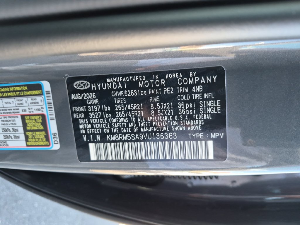 New 2027 Hyundai Palisade Calligraphy FWD image 36