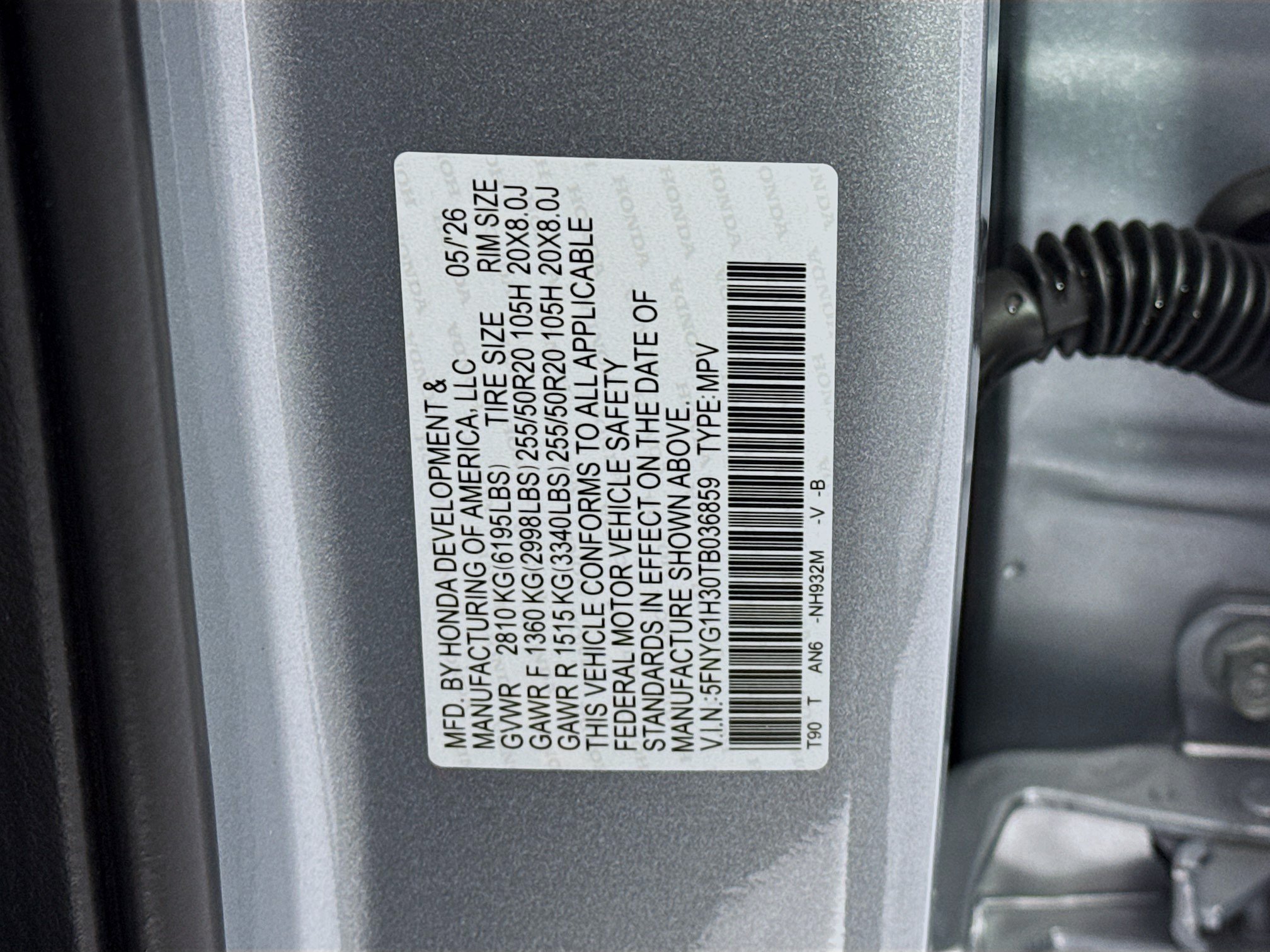 New 2026 Honda Pilot Sport image 32