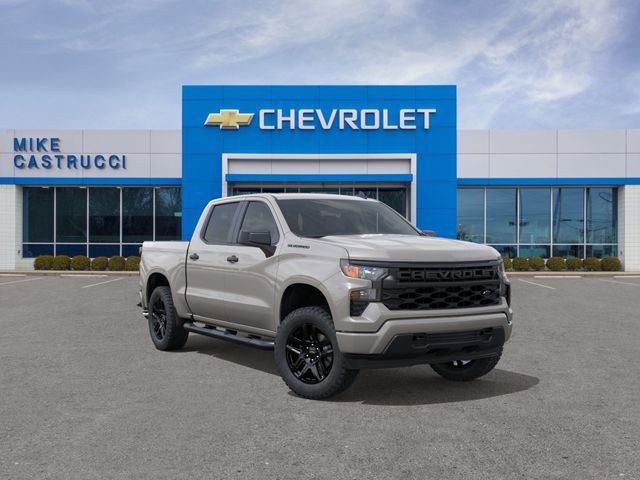 New 2026 Chevrolet Silverado 1500 Custom w/ Turbomax Blackout Package AWD/4WD image 1