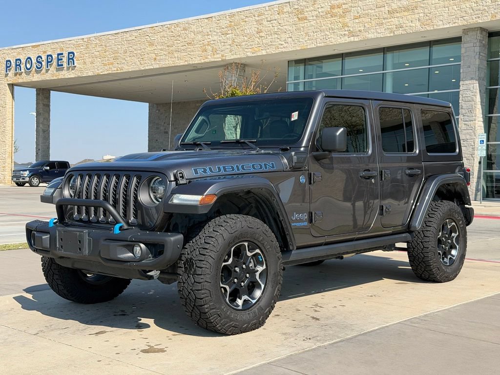 Used 2022 Jeep Wrangler Unlimited Rubicon 4xe w/ Steel Bumper Group AWD/4WD image 6