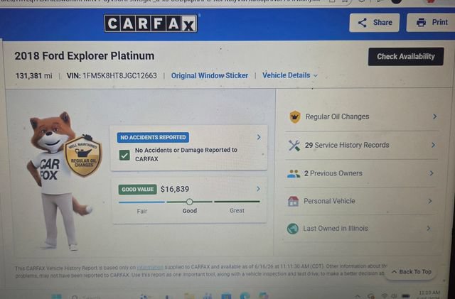 Used 2018 Ford Explorer Platinum AWD/4WD image 51