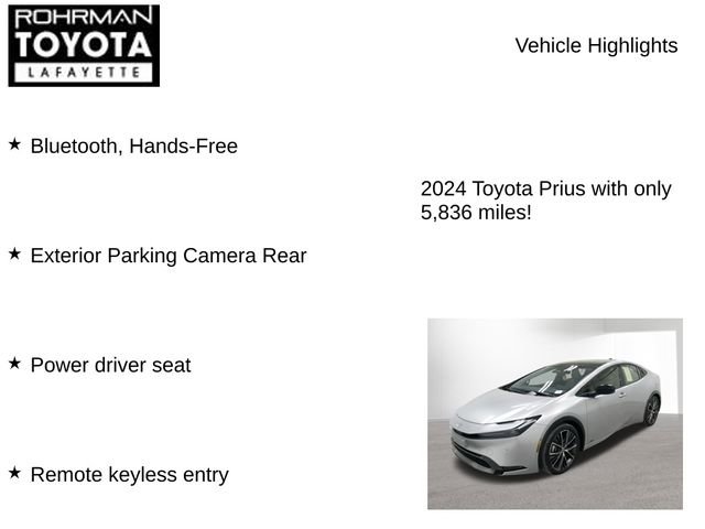 Used 2024 Toyota Prius XLE AWD/4WD image 8