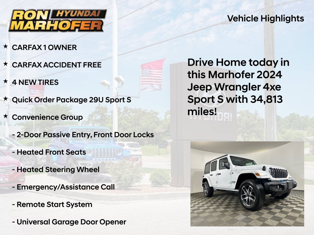 Used 2024 Jeep Wrangler Unlimited w/ Convenience Group AWD/4WD image 15