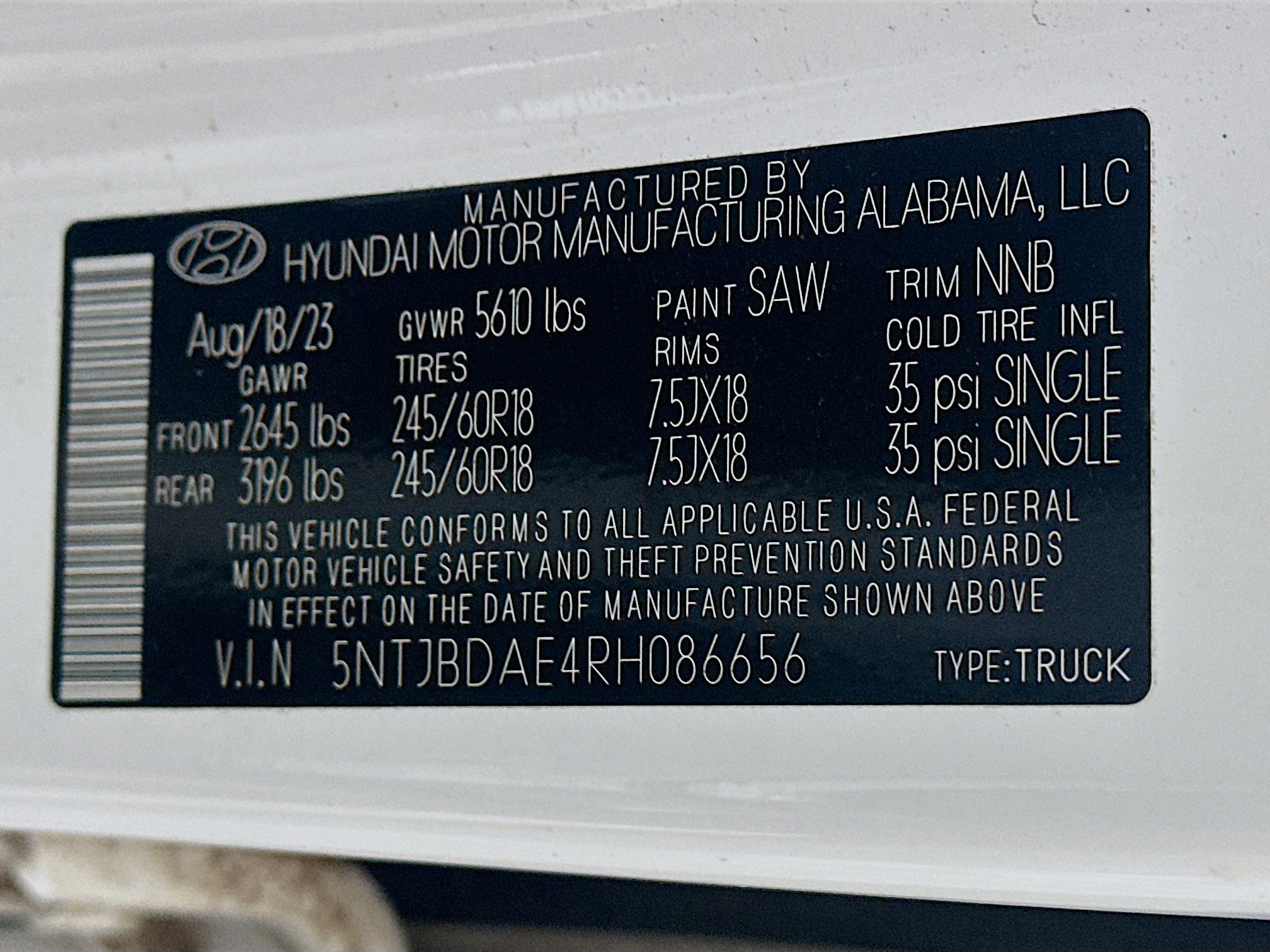 Used 2024 Hyundai Santa Cruz SEL image 12