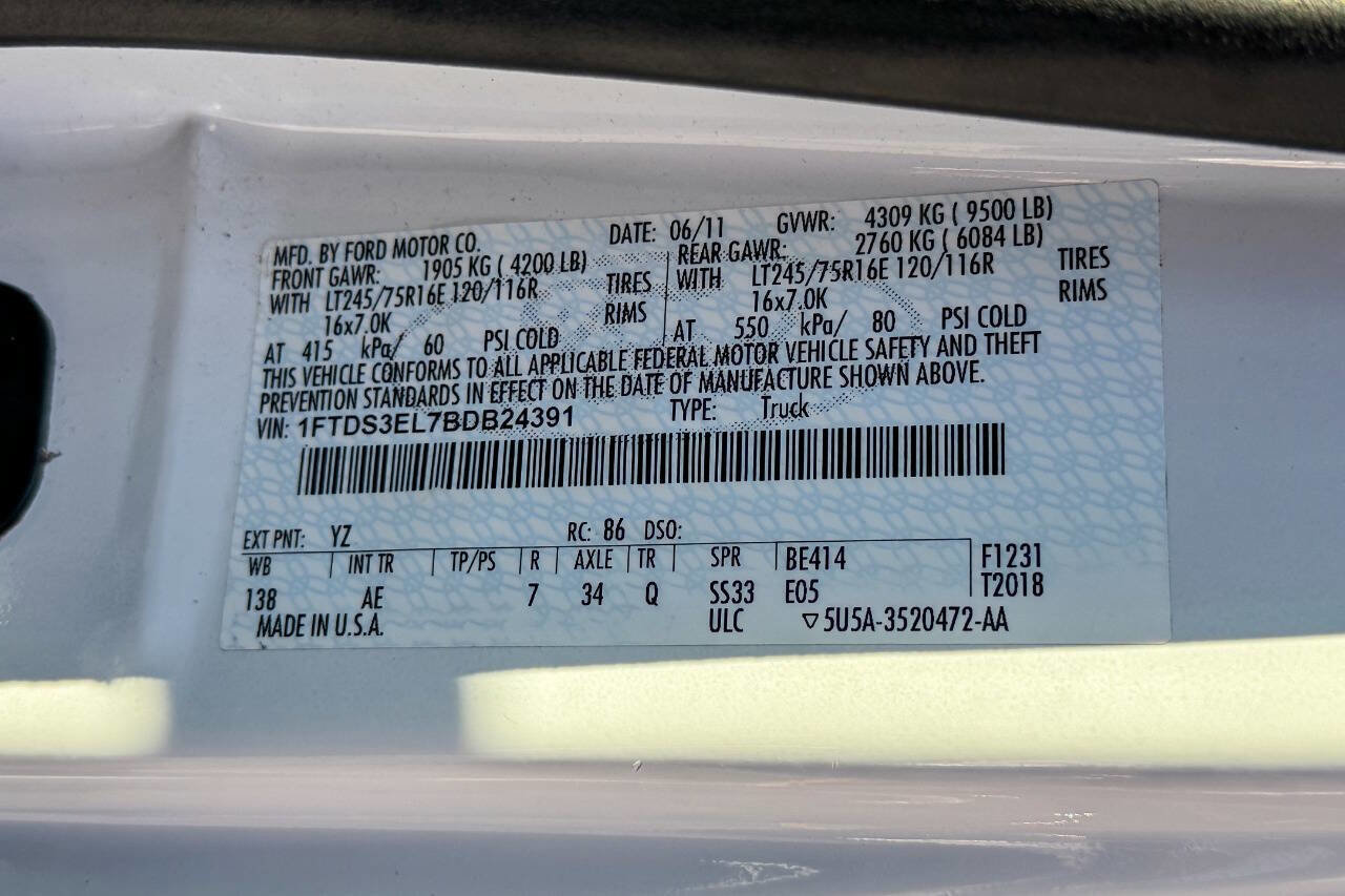 Used 2011 Ford E-350 and Econoline 350 Extended Super Duty w/ PWR Group image 17