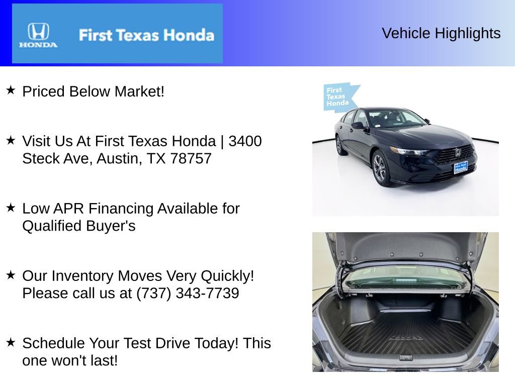 New 2026 Honda Accord EX-L image 5