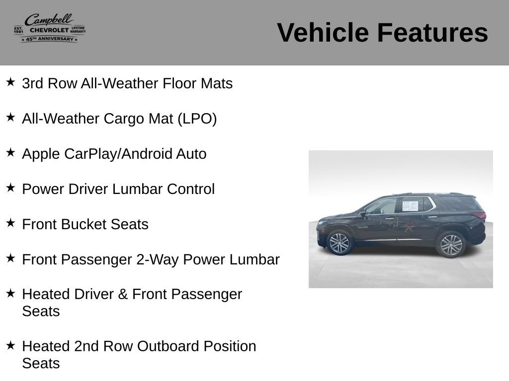 Used 2023 Chevrolet Traverse High Country FWD image 16