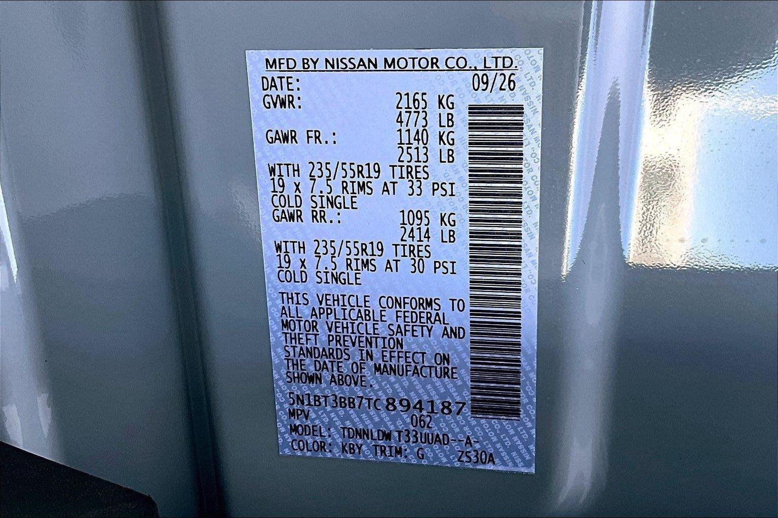 New 2026 Nissan Rogue Dark Armor AWD/4WD image 9