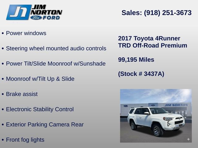 Used 2017 Toyota 4Runner TRD Off-Road Premium w/ Convenience Package image 31