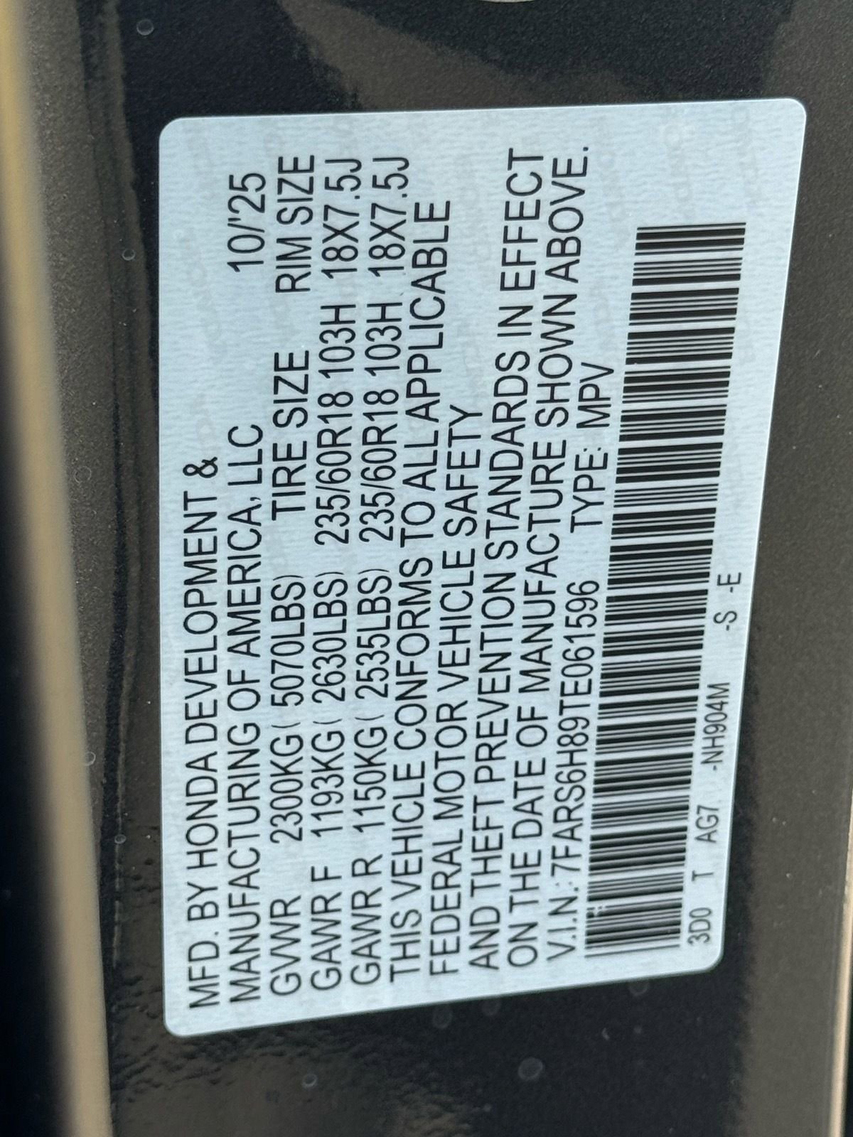 New 2026 Honda CR-V Sport-L image 27