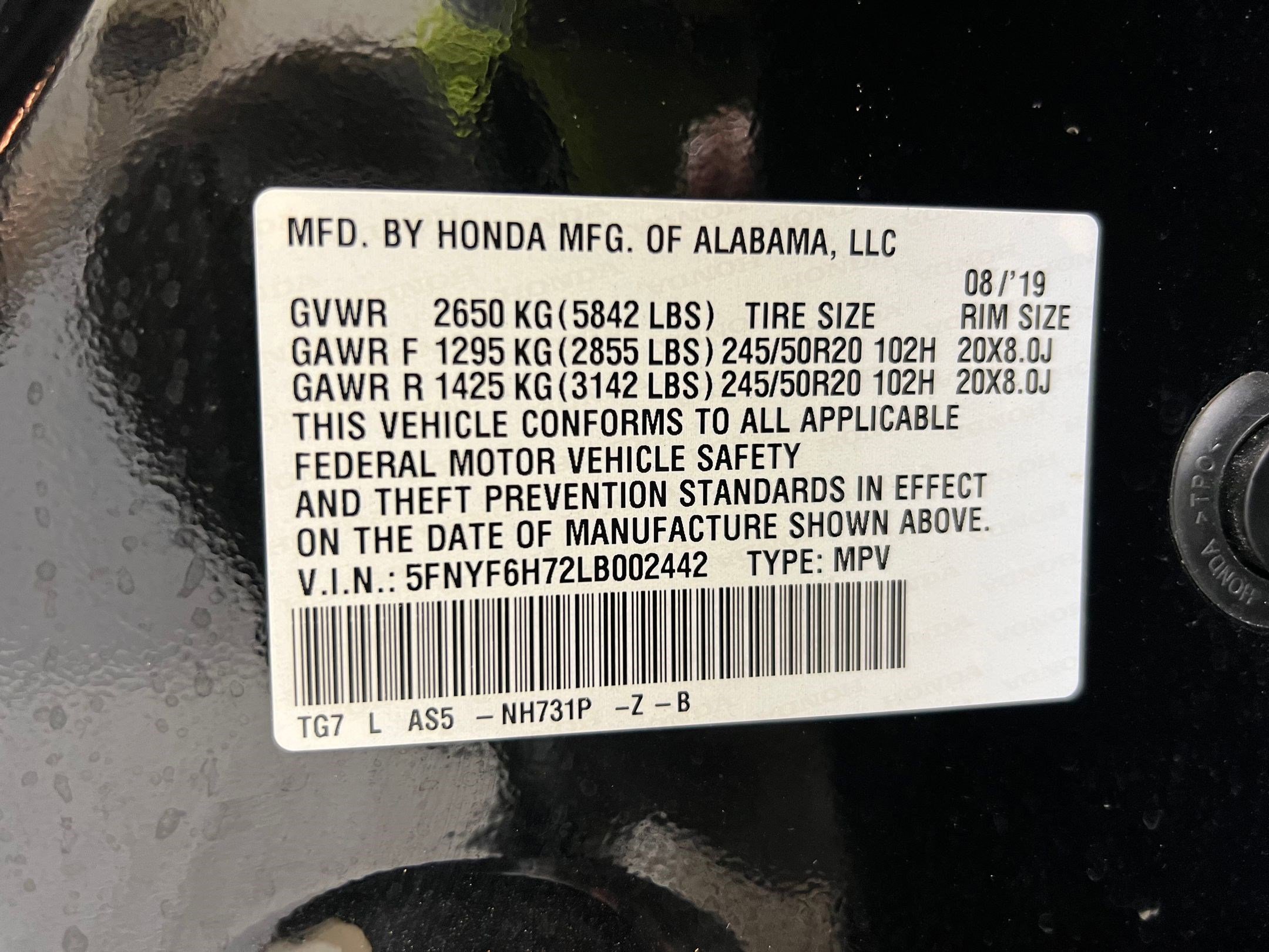 Used 2020 Honda Pilot Black Edition image 19