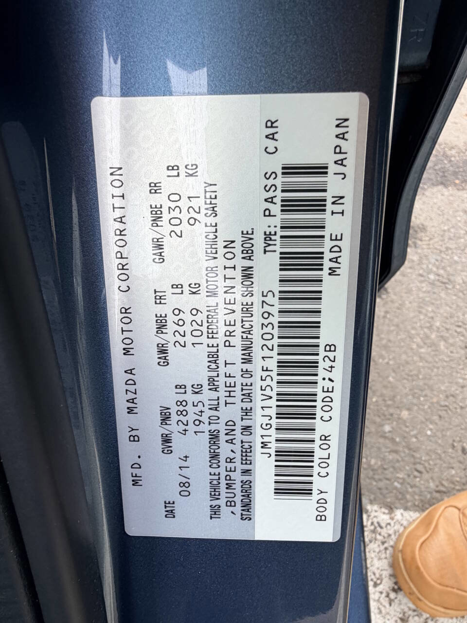 Used 2015 MAZDA MAZDA6 Touring image 42