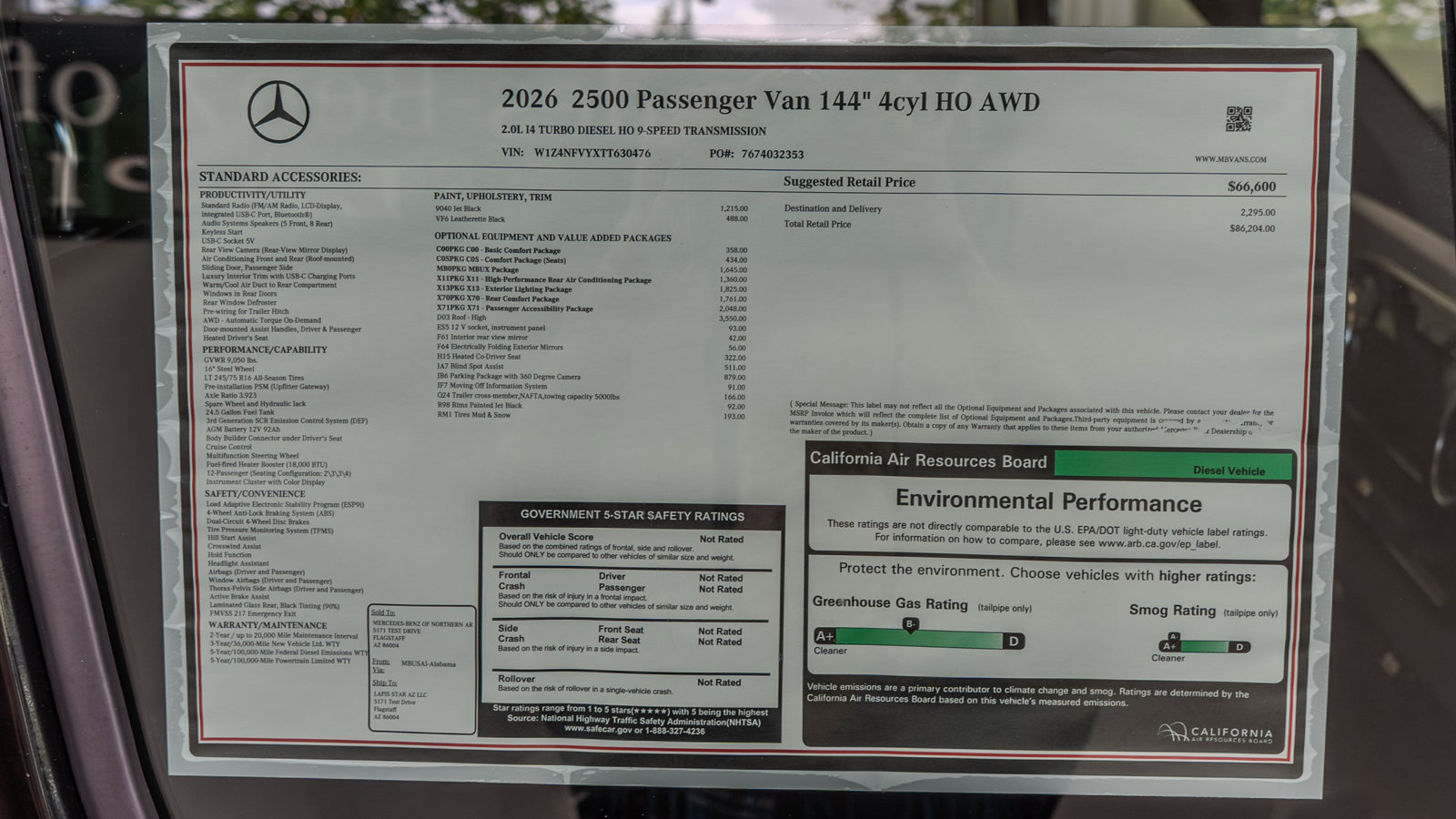 New 2026 Mercedes-Benz Sprinter 2500 image 37