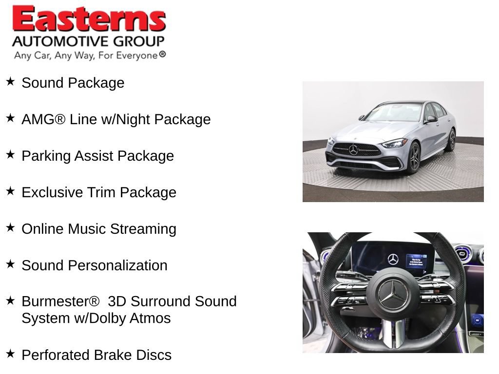 Used 2023 Mercedes-Benz C 300 4MATIC Sedan w/ AMG Line w/ Night Package image 11