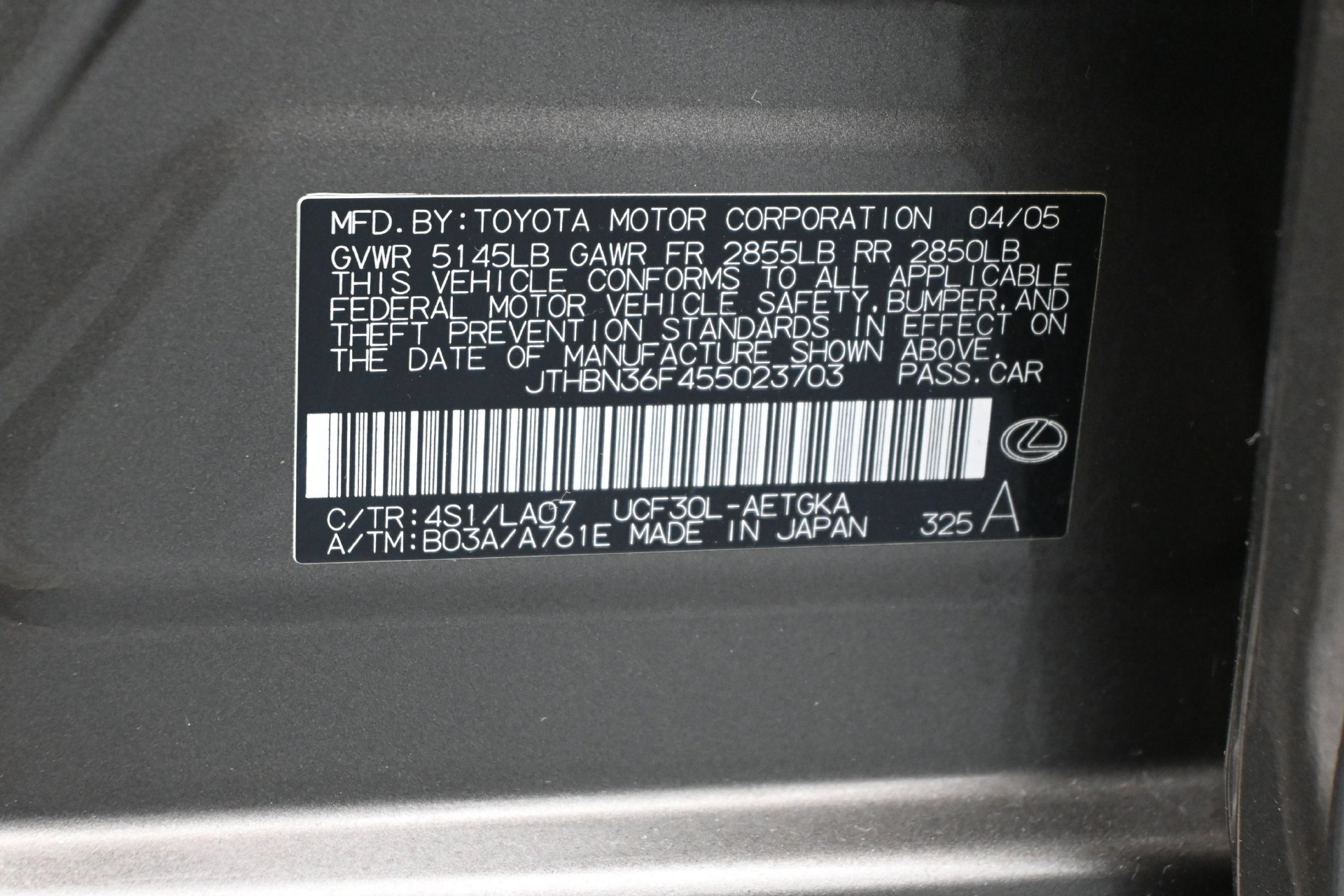 Used 2005 Lexus LS 430 RWD image 28