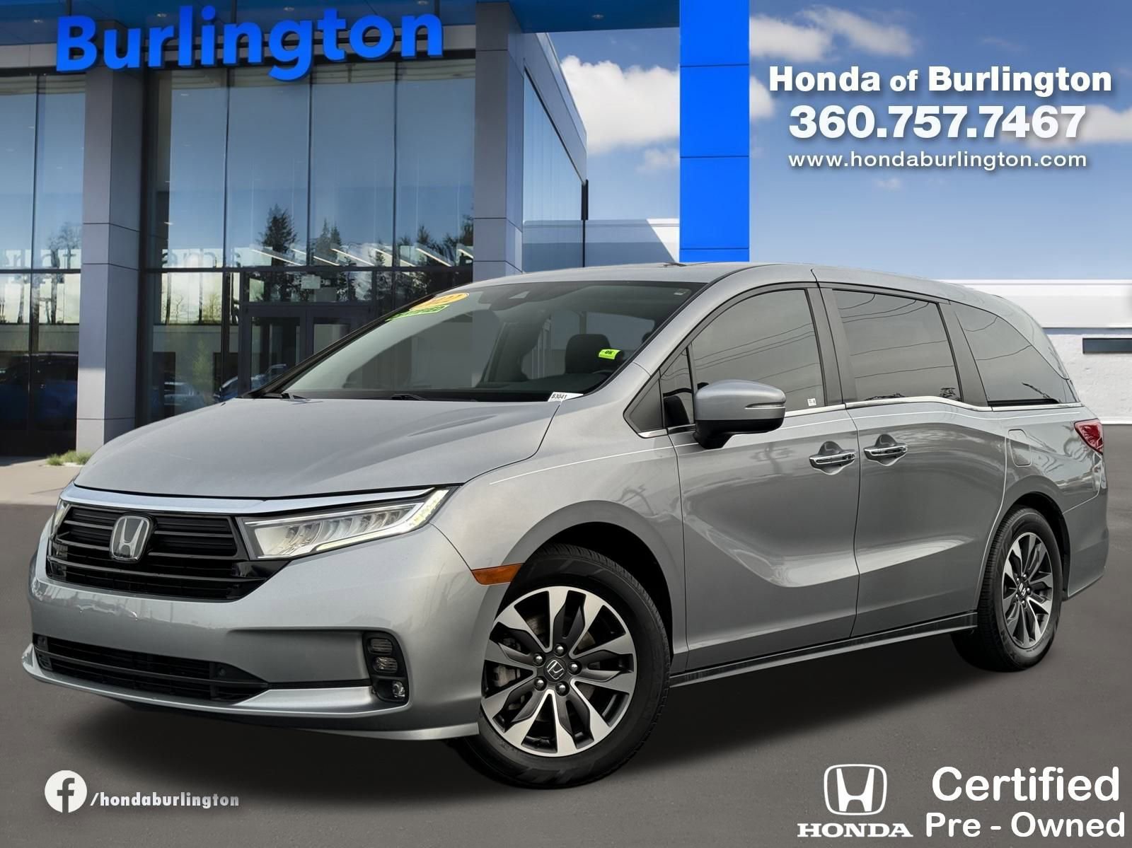Certified 2022 Honda Odyssey EX-L