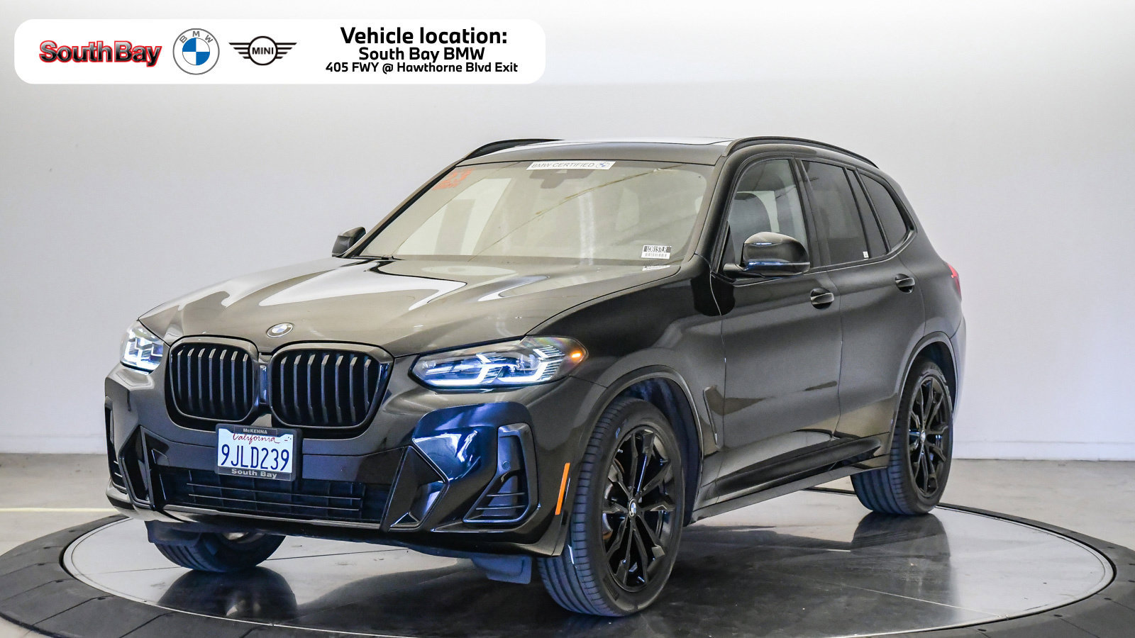 Certified 2023 BMW X3 xDrive30i w/ M Sport Package AWD/4WD image 1