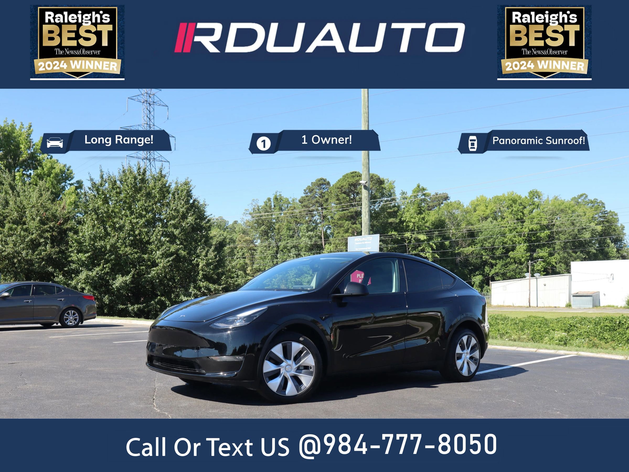 Used 2024 Tesla Model Y Long Range AWD/4WD image 1