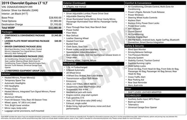 Used 2019 Chevrolet Equinox LT image 31