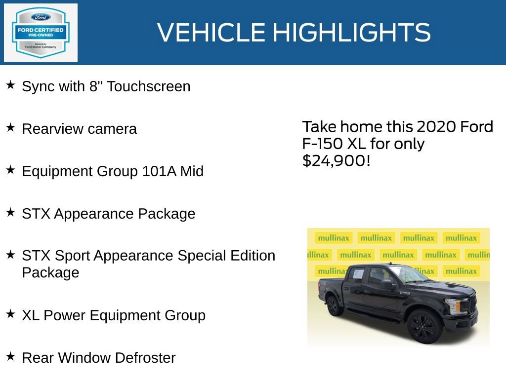 Used 2020 Ford F150 XL w/ Equipment Group 101A Mid RWD image 23