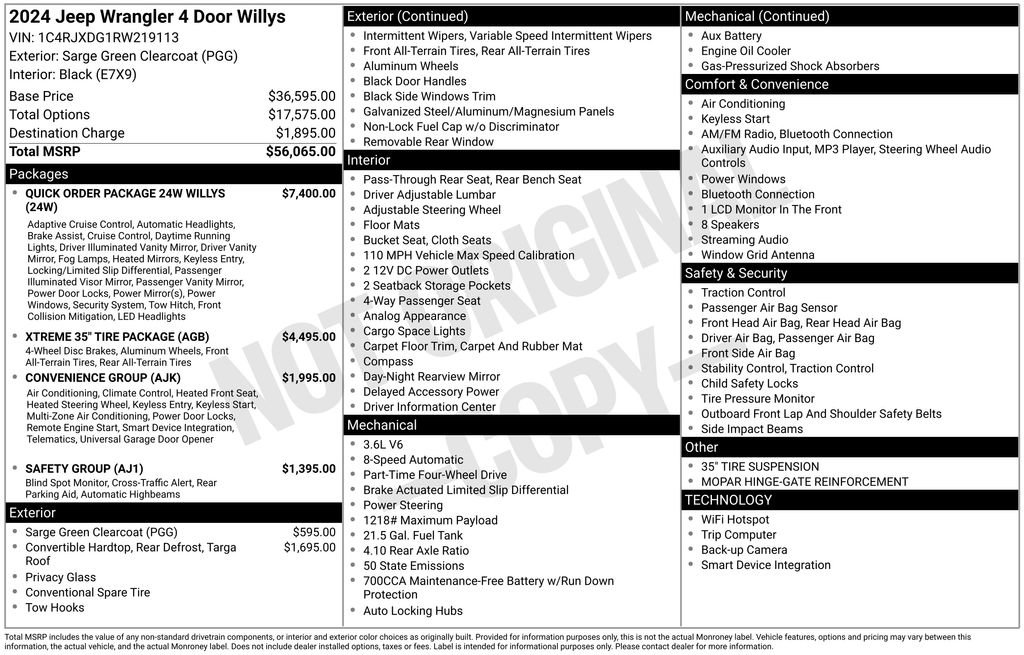 Used 2024 Jeep Wrangler Willys image 36