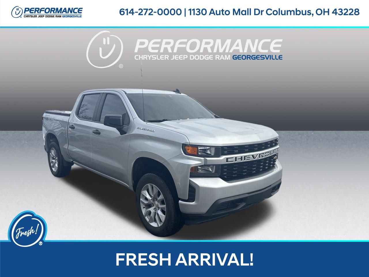 Used 2021 Chevrolet Silverado 1500 Custom image 1