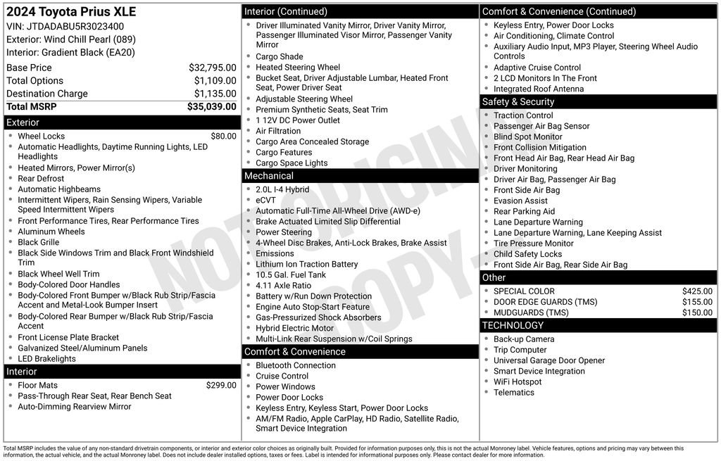 Used 2024 Toyota Prius XLE image 22