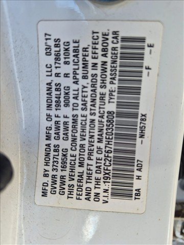 Used 2017 Honda Civic LX image 30