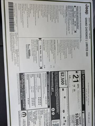 New 2025 Jeep Grand Cherokee L Limited w/ Black Appearance Package image 18