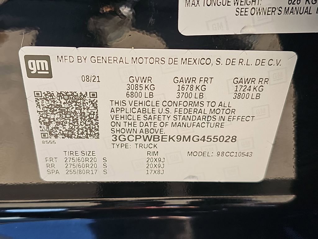 Used 2021 Chevrolet Silverado 1500 Custom w/ LPO, Dark Essentials Package image 42