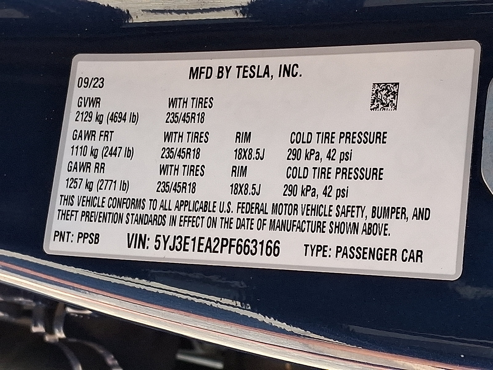 Used 2023 Tesla Model 3 Standard Range RWD image 27