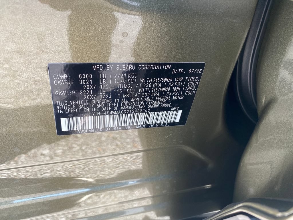 New 2026 Subaru Ascent Limited AWD/4WD image 27