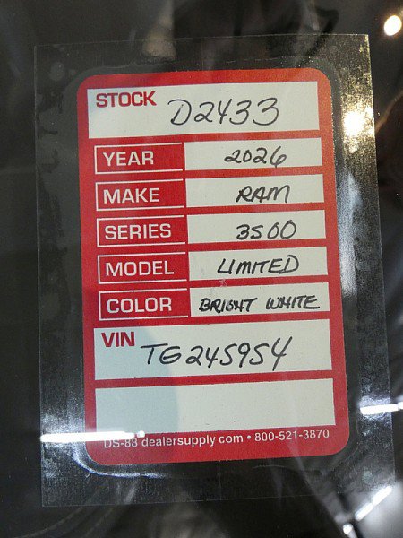 New 2026 RAM 3500 Limited image 35