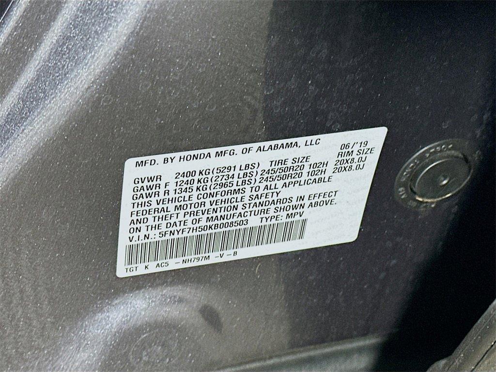 Used 2019 Honda Passport EX-L image 35