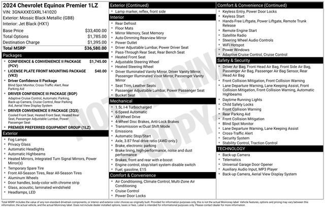 Used 2024 Chevrolet Equinox Premier image 14