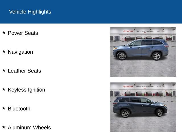 Used 2015 Toyota Highlander XLE AWD/4WD image 2