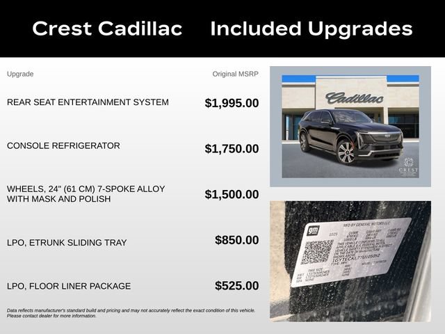 New 2026 Cadillac Escalade IQ Luxury 1 w/ LPO, Floor Liner Package AWD/4WD image 5