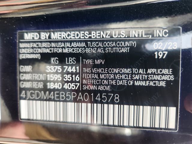 Certified 2023 Mercedes-Benz EQS 580 4MATIC SUV image 30