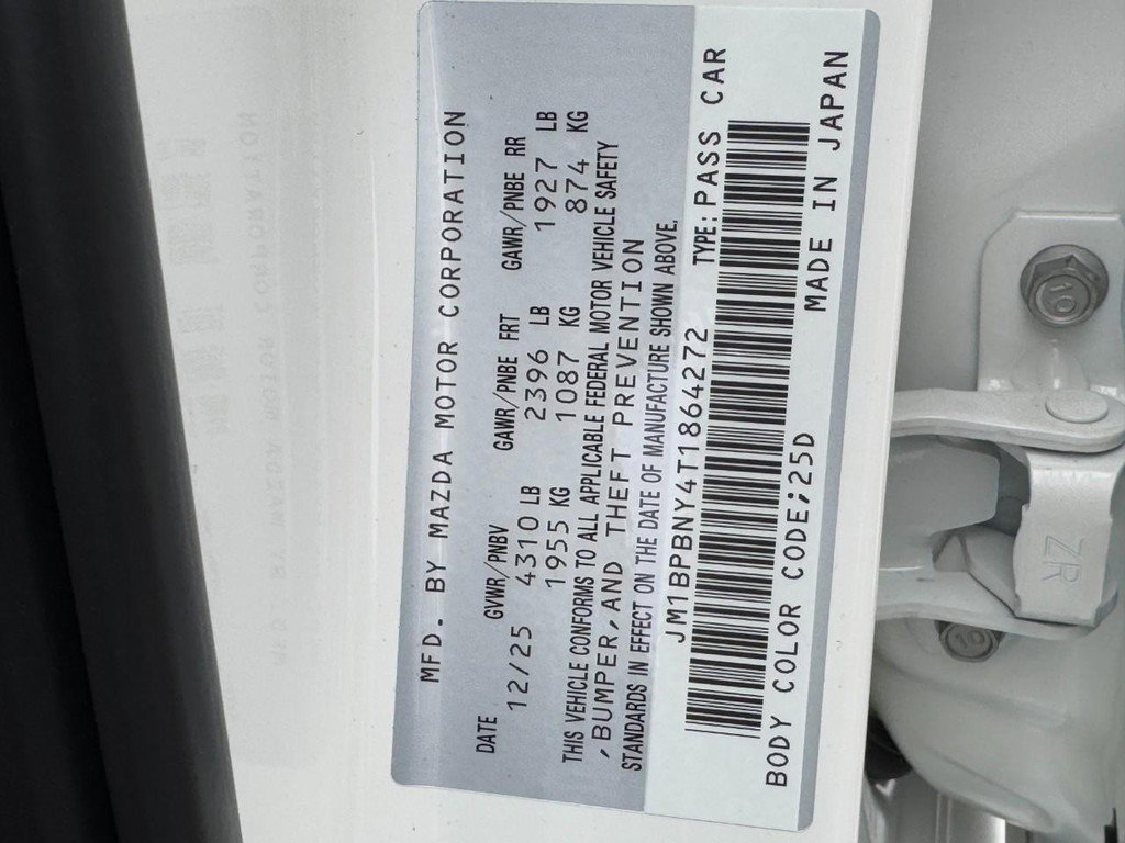 New 2026 MAZDA MAZDA3 Hatchback w/Premium Plus Pkg image 17