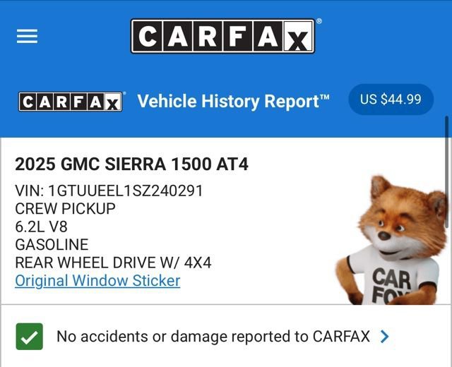 Used 2025 GMC Sierra 1500 AT4 w/ AT4 Preferred Package image 3