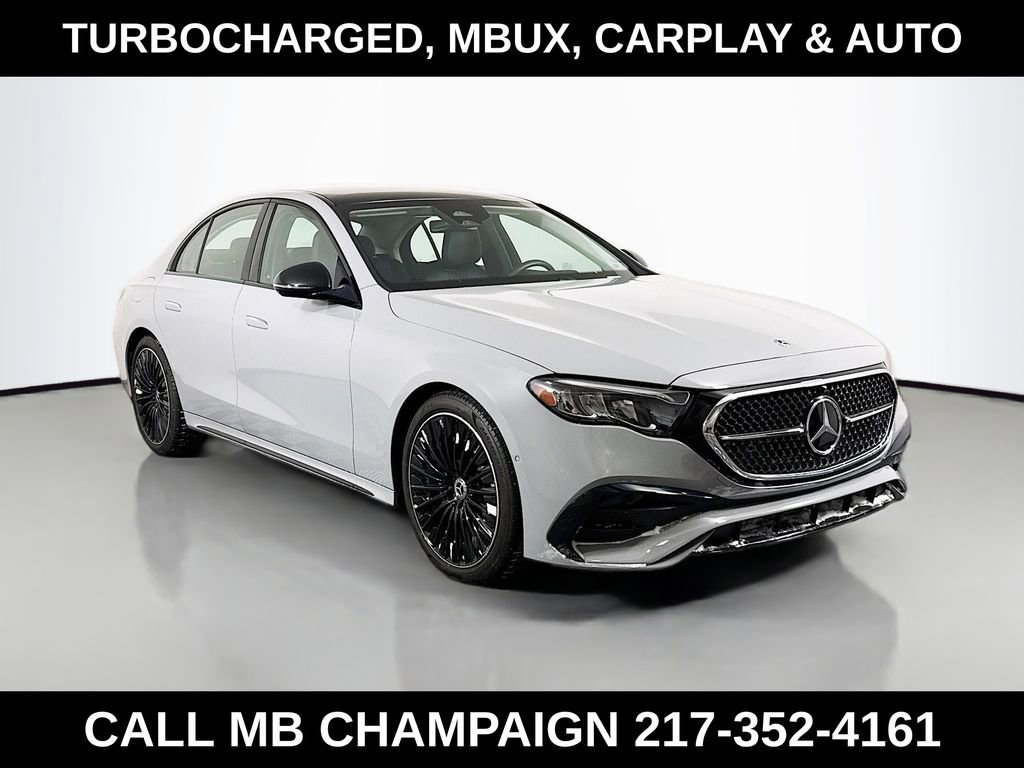 Used 2024 Mercedes-Benz E 350 4MATIC Sedan w/ MBUS Superscreen Package image 1