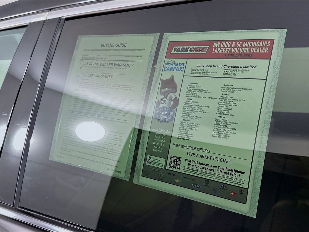 Certified 2025 Jeep Grand Cherokee L Limited image 15