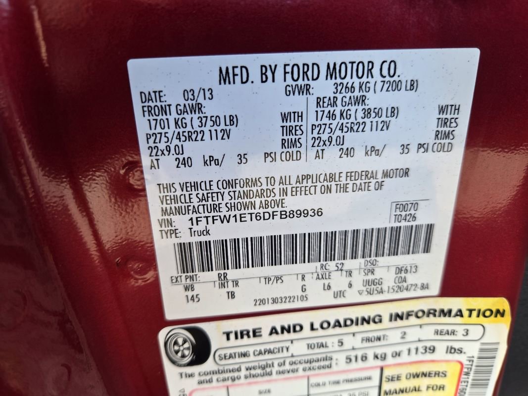 Used 2013 Ford F150 Limited image 28