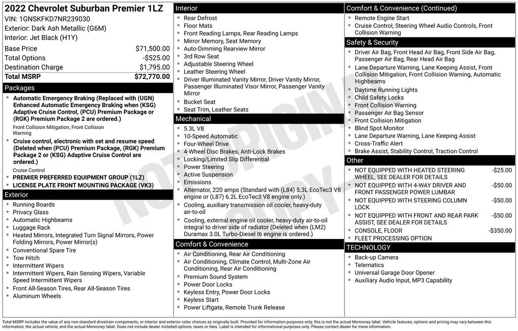 Used 2022 Chevrolet Suburban Premier image 8